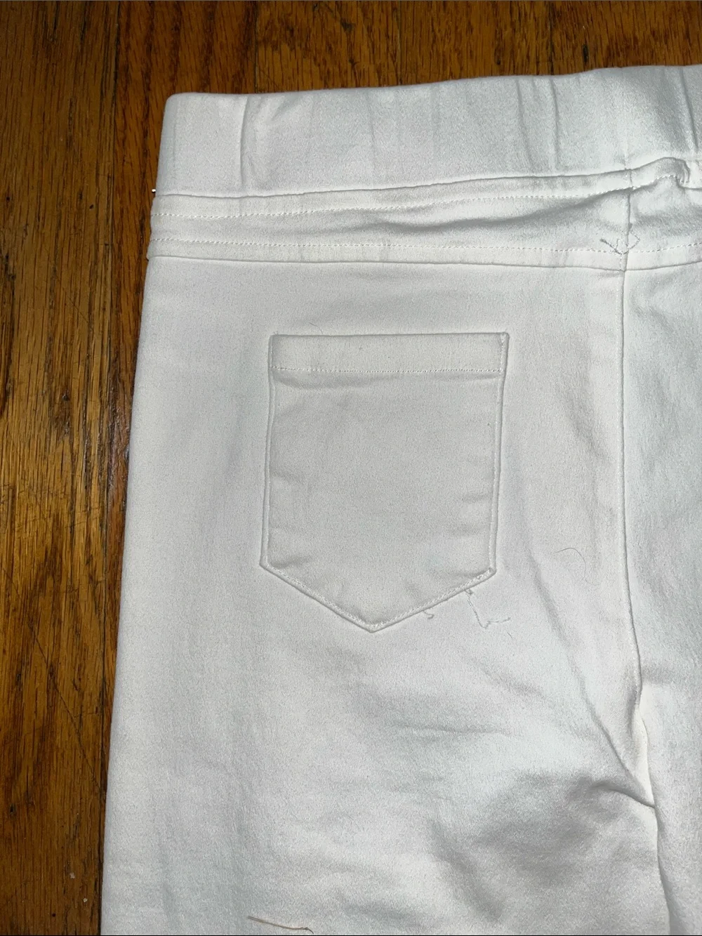 NWT Umgee High Waist White Distressed Jeggings with Front Panel Detailing Medium